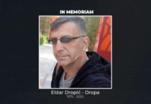 UNIMR “Nino Ćatić” iskazuje sućut zbog smrti Eldara Dropića Drope